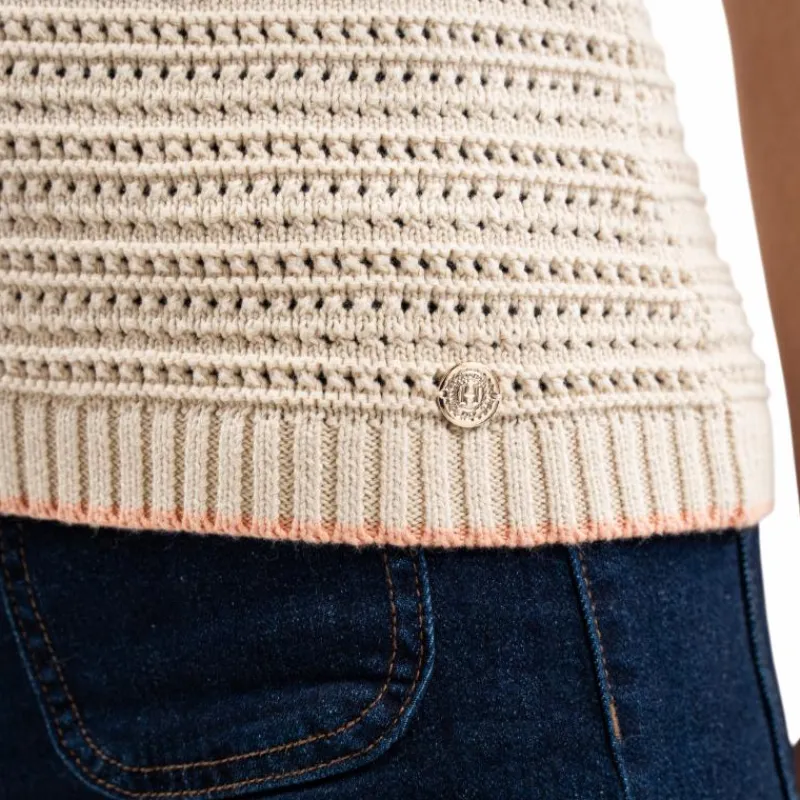 Discount - T-shirt manches courtes femme Pony lin T-Shirts Et Baselayers