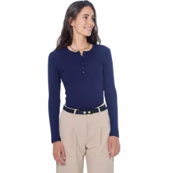 T-Shirts Et Baselayers*Harcour - T-shirt manches longues femme Pipalo Marine