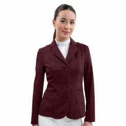 Vestes De Concours*Harcour - Veste de concours femme Oria aubergine Bordeaux