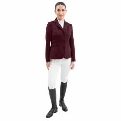 Vestes De Concours*Harcour - Veste de concours femme Oria aubergine Bordeaux