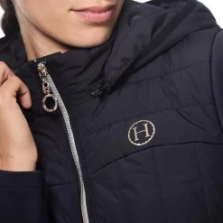 Blousons Et Manteaux*Harcour - Veste manches longues bi-matières femme Hadar Noir