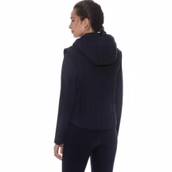 Blousons Et Manteaux*Harcour - Veste manches longues bi-matières femme Hadar Noir