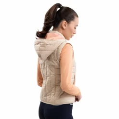 Blousons Et Manteaux*Harcour - Veste sans manches femme Berla lin Beige