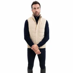 Blousons Et Manteaux|Blousons Et Manteaux*Harcour - Veste sans manches homme Boston lin Beige