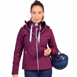 New - Veste softshell femme Jasmin violine Blousons Et Manteaux
