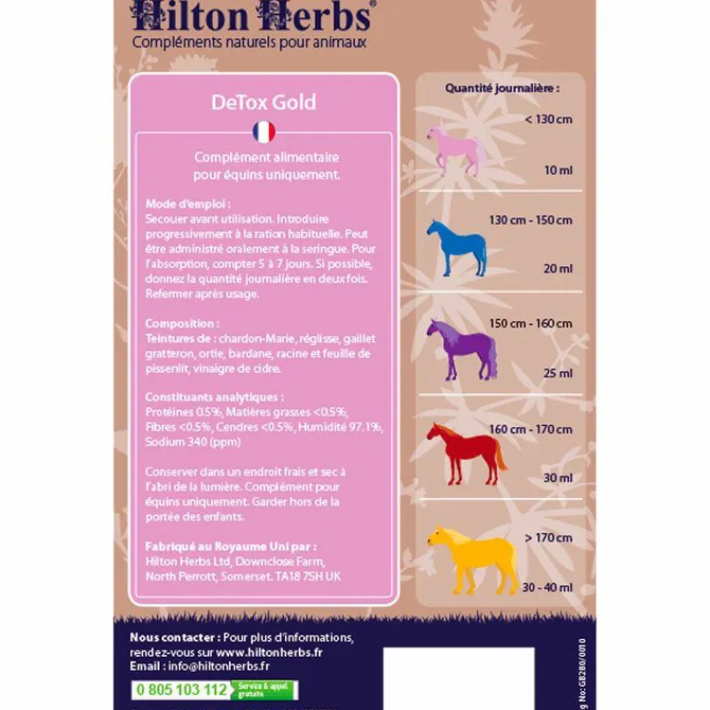 Reins|Foie Et Reins*Hilton Herbs - Complément alimentaire Drainage foie reins Detox gold
