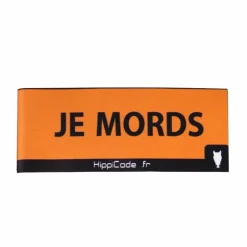 Clearance - Étiquette velcro je mords Rubans Rouges