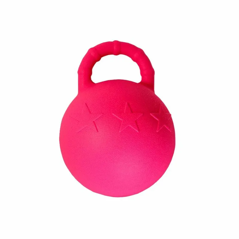 Hot - Ballon à poignée fuchsia Jouets Pour Chevaux