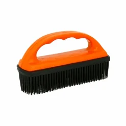 Outlet - Brosse en caoutchouc pour tapis / orange Entretien Des Tapis