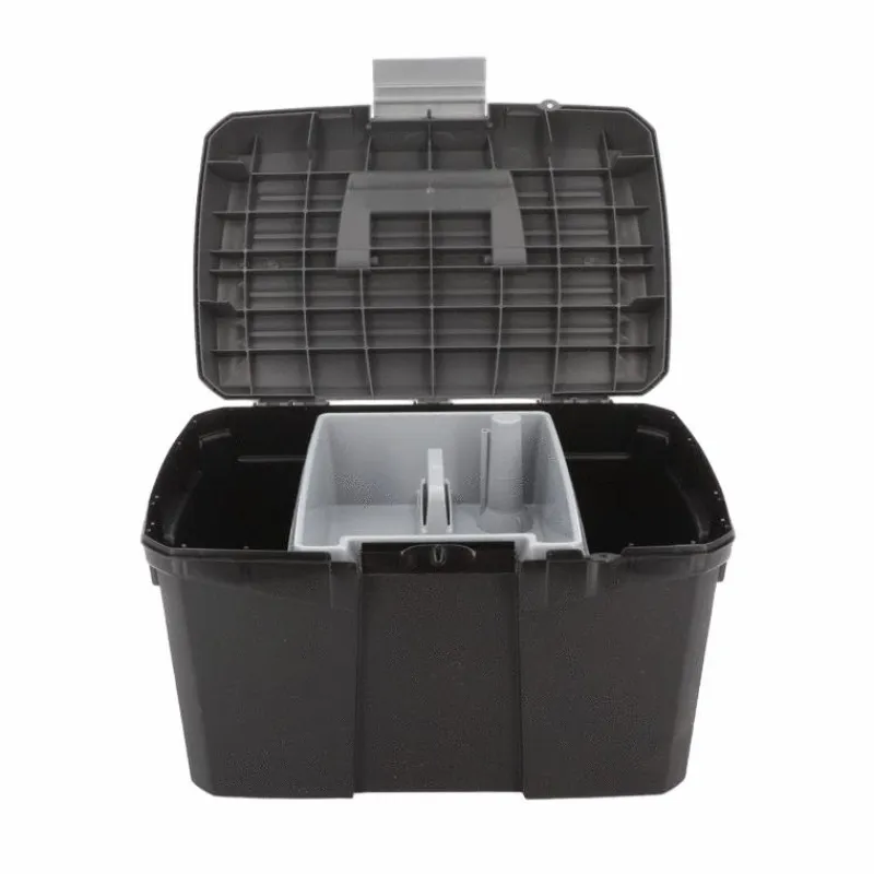 Grooming|Sacs Et Coffres D’Écuries*Hippotonic - Coffre de pansage /gris Noir