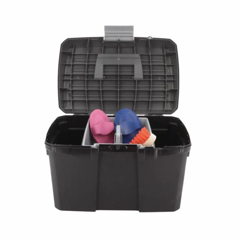 Grooming|Sacs Et Coffres D’Écuries*Hippotonic - Coffre de pansage /gris Noir