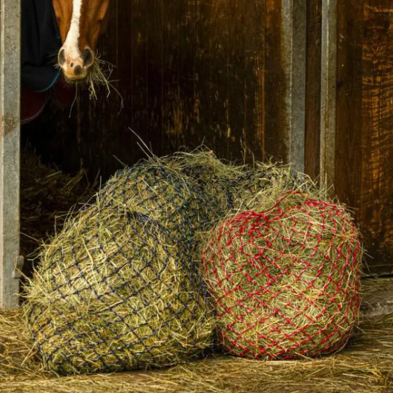 Filets Et Sacs À Foin*Hippotonic - Filet à foin zari et argent Rouge