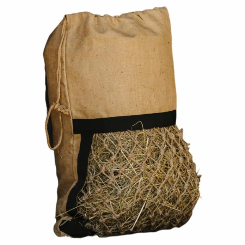 Filets Et Sacs À Foin*Hippotonic - Sac à foin naturel / noir Beige