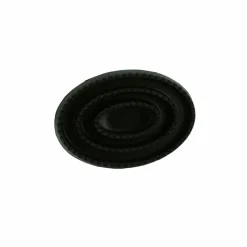 Clearance - Étrille ovale caoutchouc creuse noir Étrilles