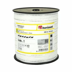 Le Paddock Ohlala*Horizont - Ruban Farmer 20mm/200m blanc