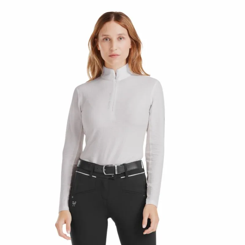 T-Shirts Et Baselayers*Horse Pilot - Baselayer manches longues femme Suntech wind grey Gris