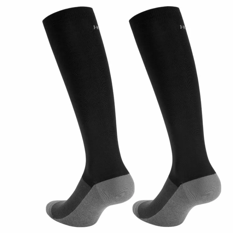 Chaussettes D'Équitation*Horse Pilot - Chaussettes d'équitation unisexe Aero Noir