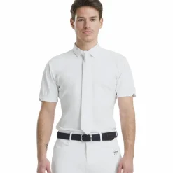 Polos Et Chemises|Polos Et Chemises*Horse Pilot - Chemise à manches courtes homme Aerolight Blanc