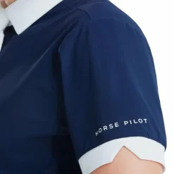 Polos Et Chemises|Polos Et Chemises*Horse Pilot - Chemise à manches courtes homme Aerolight Marine