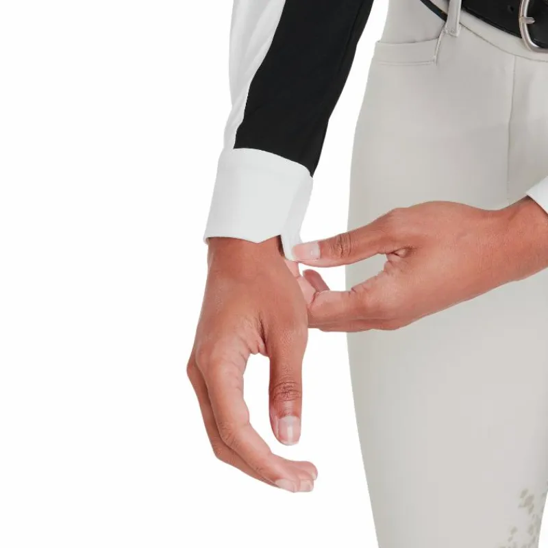 Polos Et Chemises*Horse Pilot - Chemise de concours manches longues femme Monica Noir