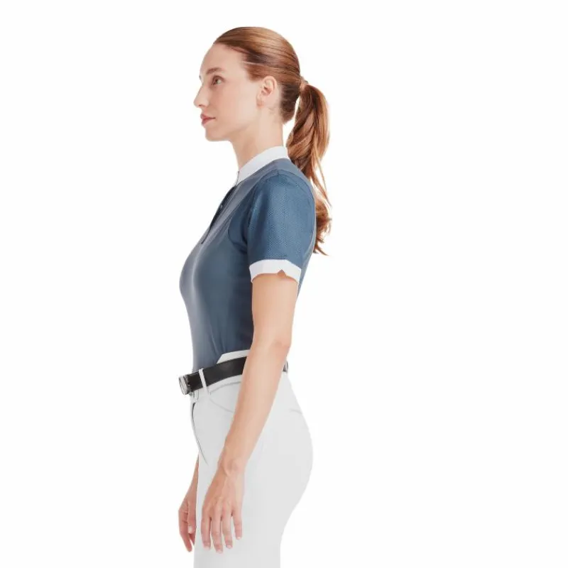 Hot - Chemise de concours manches courtes femme Aerolight vintage indigo Polos Et Chemises