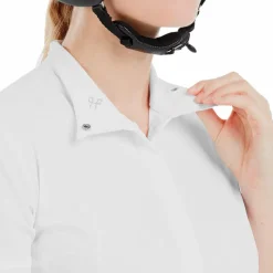 Polos Et Chemises*Horse Pilot - Chemise manches courtes femme Monica Blanc