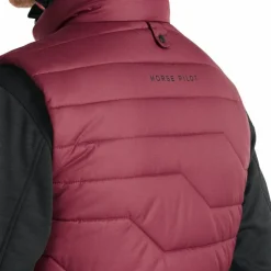 Textile Chauffant|Blousons Et Manteaux*Horse Pilot - Doudoune sans manches homme E-Kelvin (sans batterie) Bordeaux