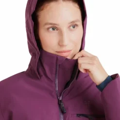 Hot - Manteau manches longues femme Essential dark purple Blousons Et Manteaux