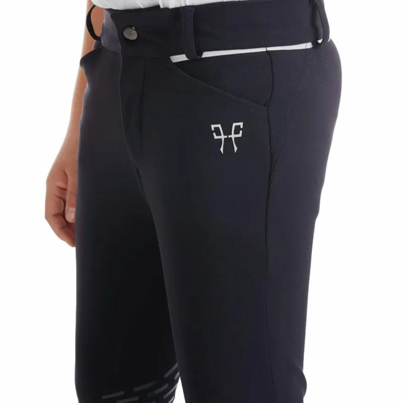 Pantalons D'Équitation*Horse Pilot - Pantalon d'équitation garçon X-Design nuit Bleu