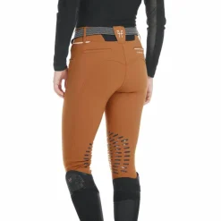 Hot - Pantalon d'équitation femme X-Design gold brown Pantalons D'Équitation