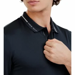 Polos Et Chemises|Polos Et Chemises*Horse Pilot - Polo homme manches courtes Atlas blue graphite Bleu