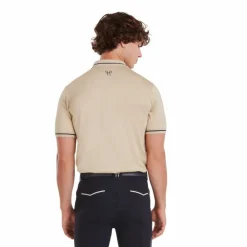 Polos Et Chemises|Polos Et Chemises*Horse Pilot - Polo manches courtes homme Atlas latte Beige