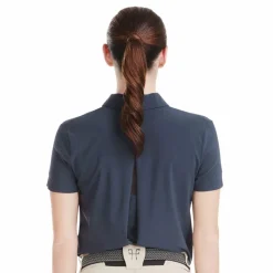 Polos Et Chemises*Horse Pilot - Polo manches courtes femme Ariia navy Marine