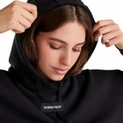 Pulls Et Gilets*Horse Pilot - Sweat à capuche femme Team Noir