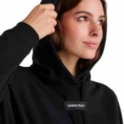 Pulls Et Gilets*Horse Pilot - Sweat à capuche femme Team Noir