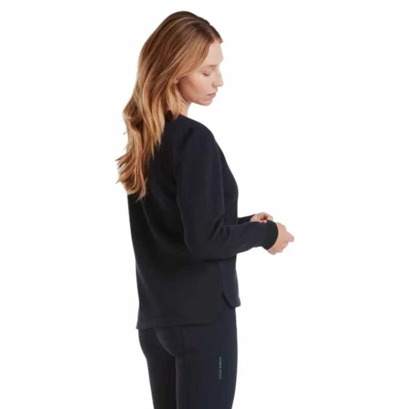 Pulls Et Gilets*Horse Pilot - Sweat manches longues femme Merinos dark night Marine
