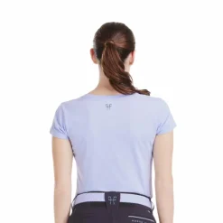 Hot - T-shirt manches courtes femme Team shirt lavende T-Shirts Et Baselayers