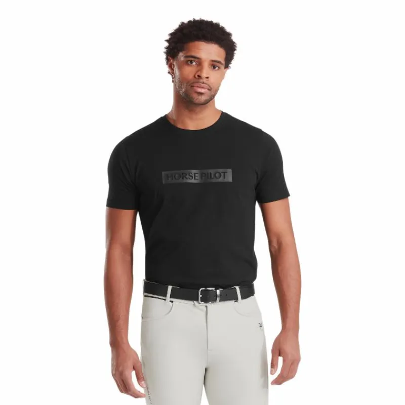 T-Shirts Et Baselayers|T-Shirts Et Baselayers*Horse Pilot - T-shirt manches courtes homme Team 2.0 Noir