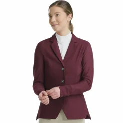 New - Veste de concours femme Aeromesh burgundy Vestes De Concours