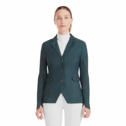 Vestes De Concours*Horse Pilot - Veste de concours femme Aeromesh 2.0 dark green Vert