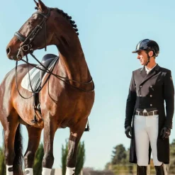 Vestes De Concours|Vestes De Concours*Horse Pilot - Veste de concours de dressage homme Long frac Noir