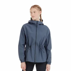 Hot - Veste de pluie femme Raintech vintage indigo Blousons Et Vestes De Pluie|Blousons Et Manteaux