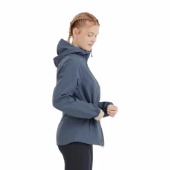 Hot - Veste de pluie femme Raintech vintage indigo Blousons Et Vestes De Pluie|Blousons Et Manteaux