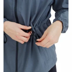 Hot - Veste de pluie femme Raintech vintage indigo Blousons Et Vestes De Pluie|Blousons Et Manteaux