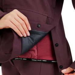Blousons Et Manteaux*Horse Pilot - Veste femme manches longues Essential winetasting Prune