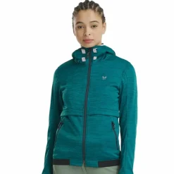 Outlet - Veste polaire manches longues femme Tempest middle green Blousons Et Manteaux