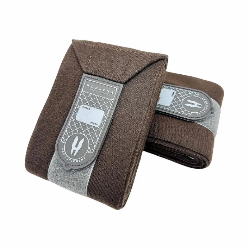 Bandes De Repos*Horsena - Bandes de repos 4m brun (x2) Marron