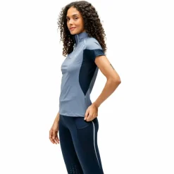 T-Shirts Et Baselayers*Horseware - Baselayer manches courtes femme Stamina Hw blue Bleu