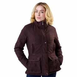 Blousons Et Manteaux*Horseware - Blouson manches longues femme Newmarket Wax hw brown Marron