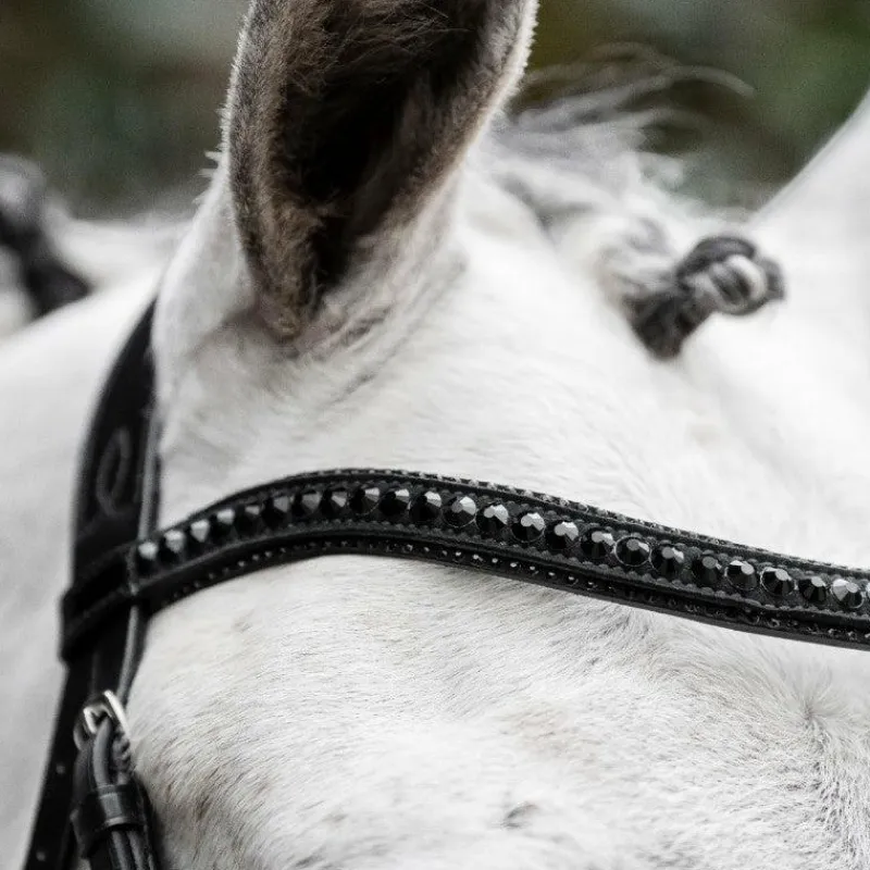 Bridons*Horseware - Bridon Diamante Flash / Noir
